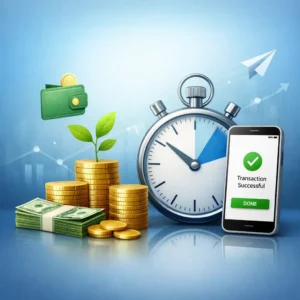 Minimal deposit dan waktu proses transaksi